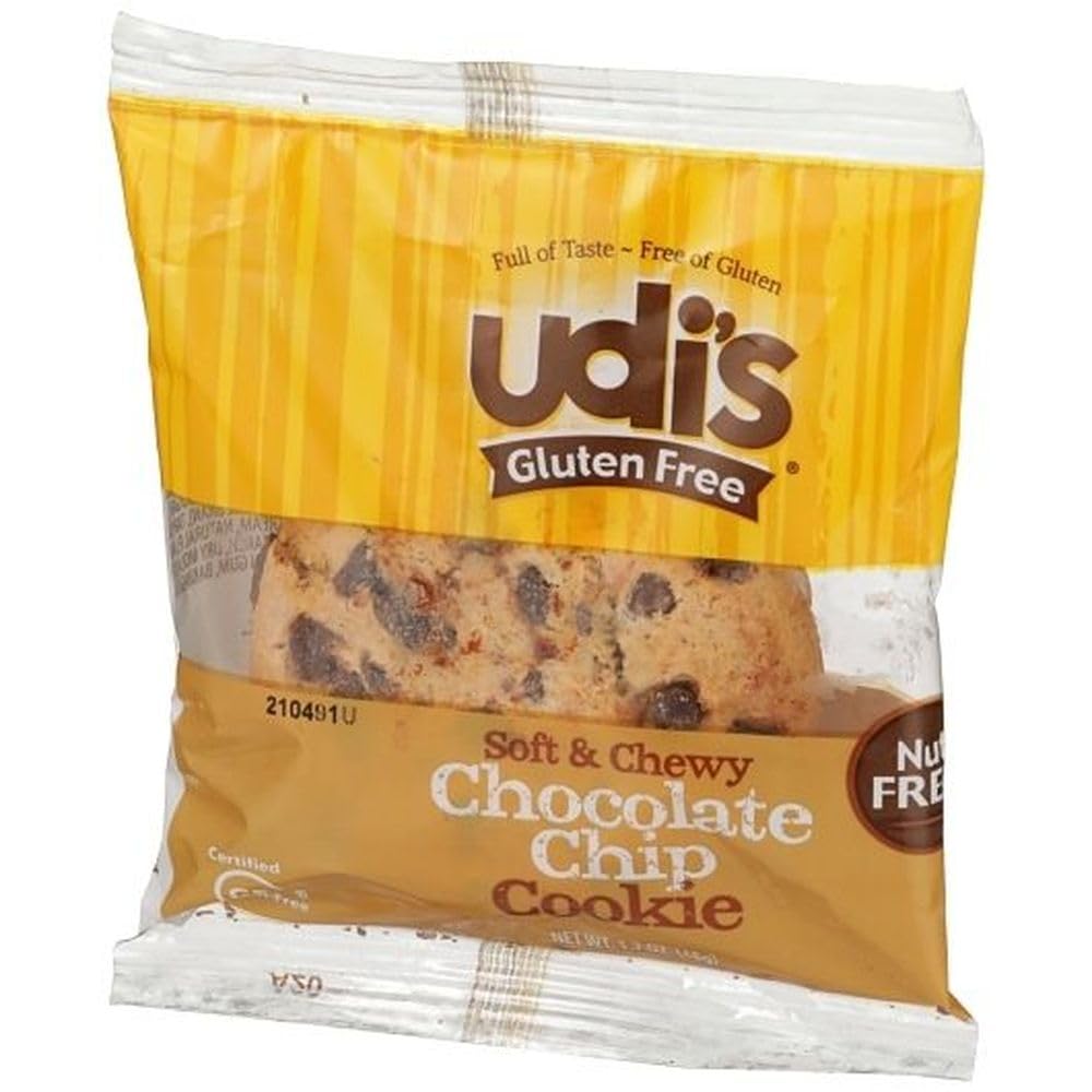 Amazon.com: Udis Gluten Free Chocolate Chip Cookie, 1.7 Ounce - 36